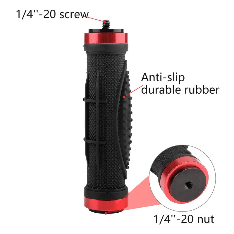 ChromLives Camera Handle Grip Mount, ChromLives 1/4'' Camera Stabilizer, DSLR Top Handheld Grip with 1/4'' Male Screw for Digital Video Camera Camcorder Action Camera LED Video Light Smartphone 2Pack - Image 4